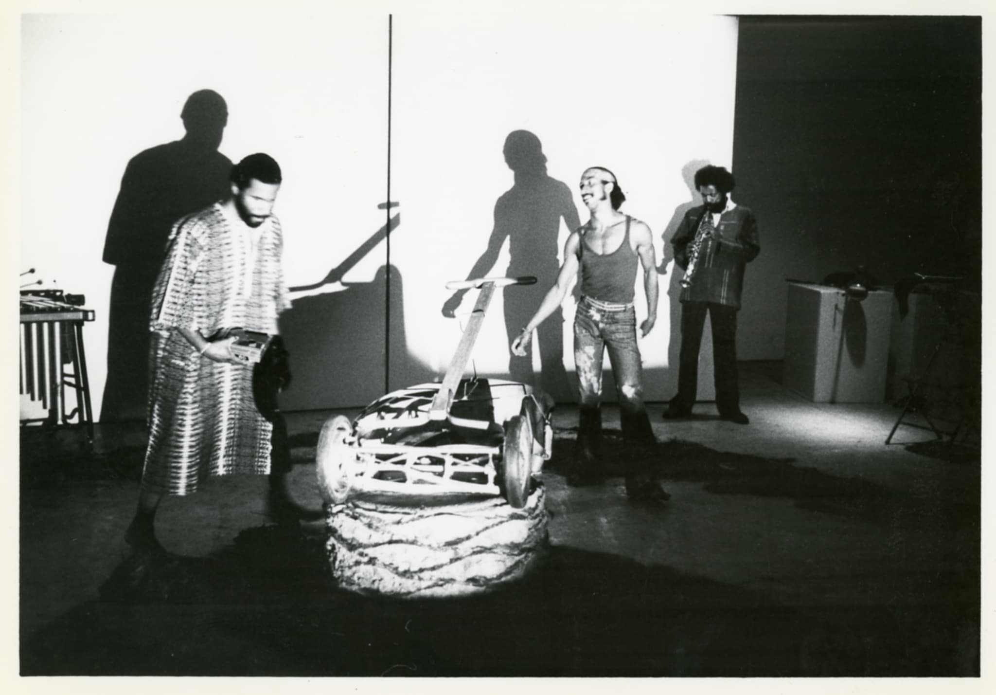 Ulysses Jenkins, “Columbus Day: A Doggerel” at LACE in Los Angeles, 1979.