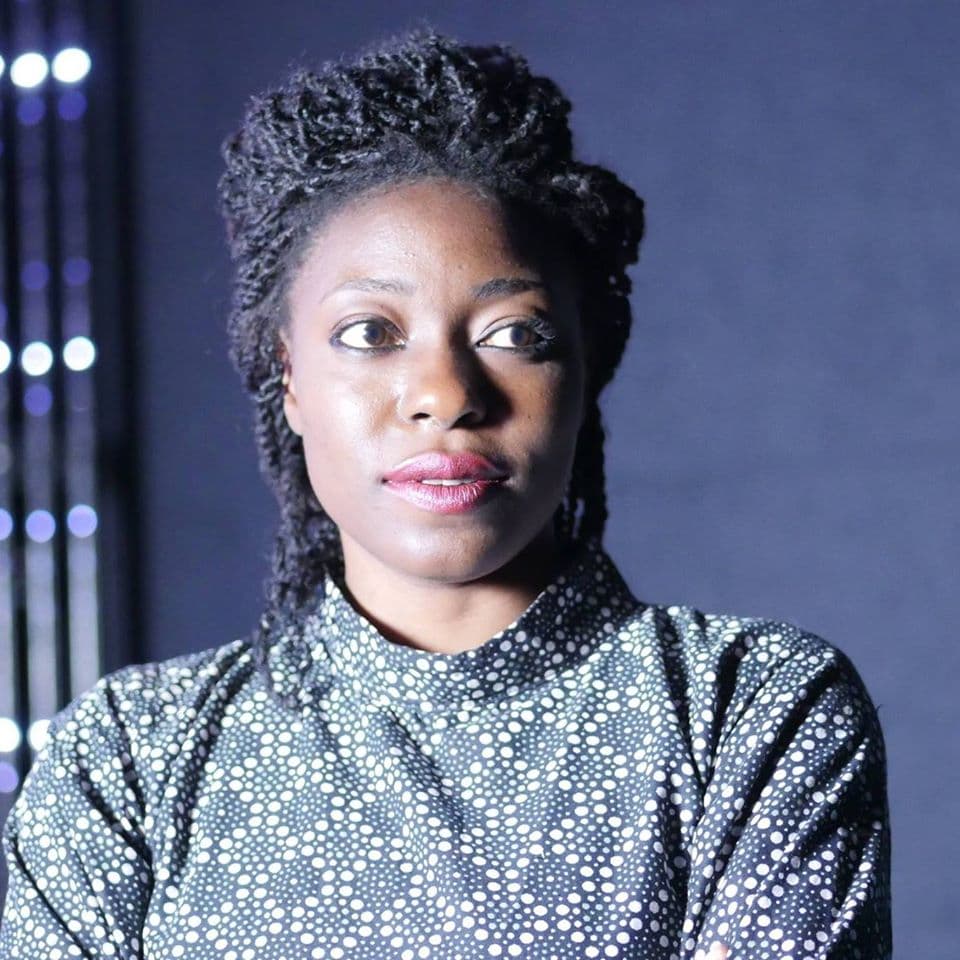 A photograph shows a portrait of Cyrielle Raingou.