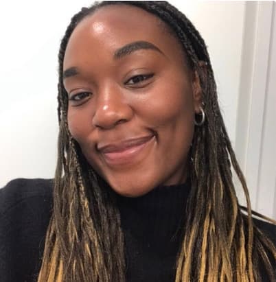 A photograph shows a portrait of Ufuoma Essi.