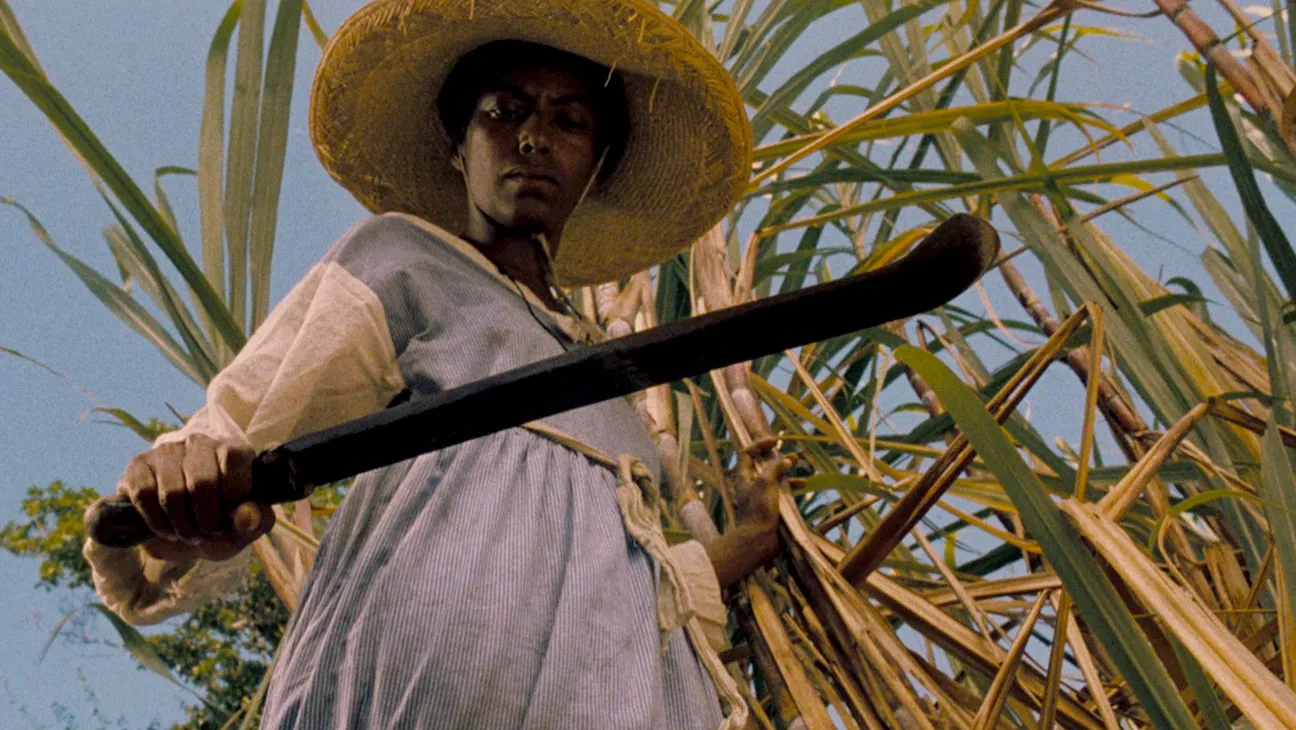 A still from the film SANKOFA by Haile Gerima