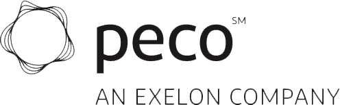 Peco logo in black