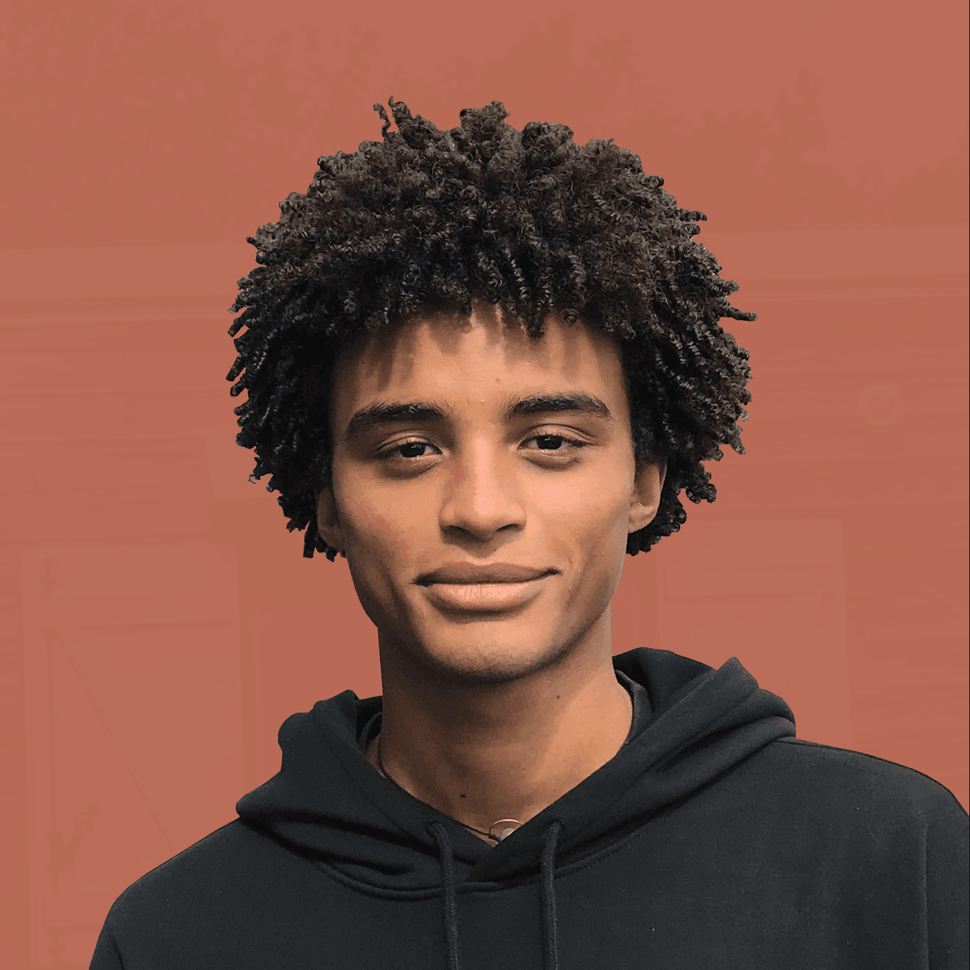 A photograpgh shows a portrait of Nathan Clement.