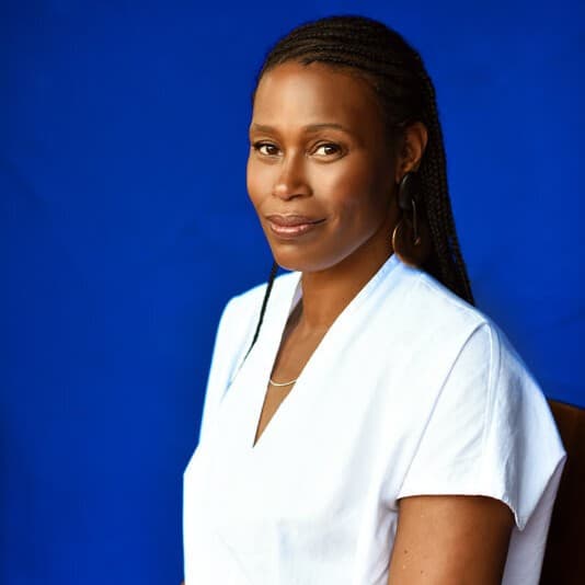 A photograph shows a portrait of Tina Farris.