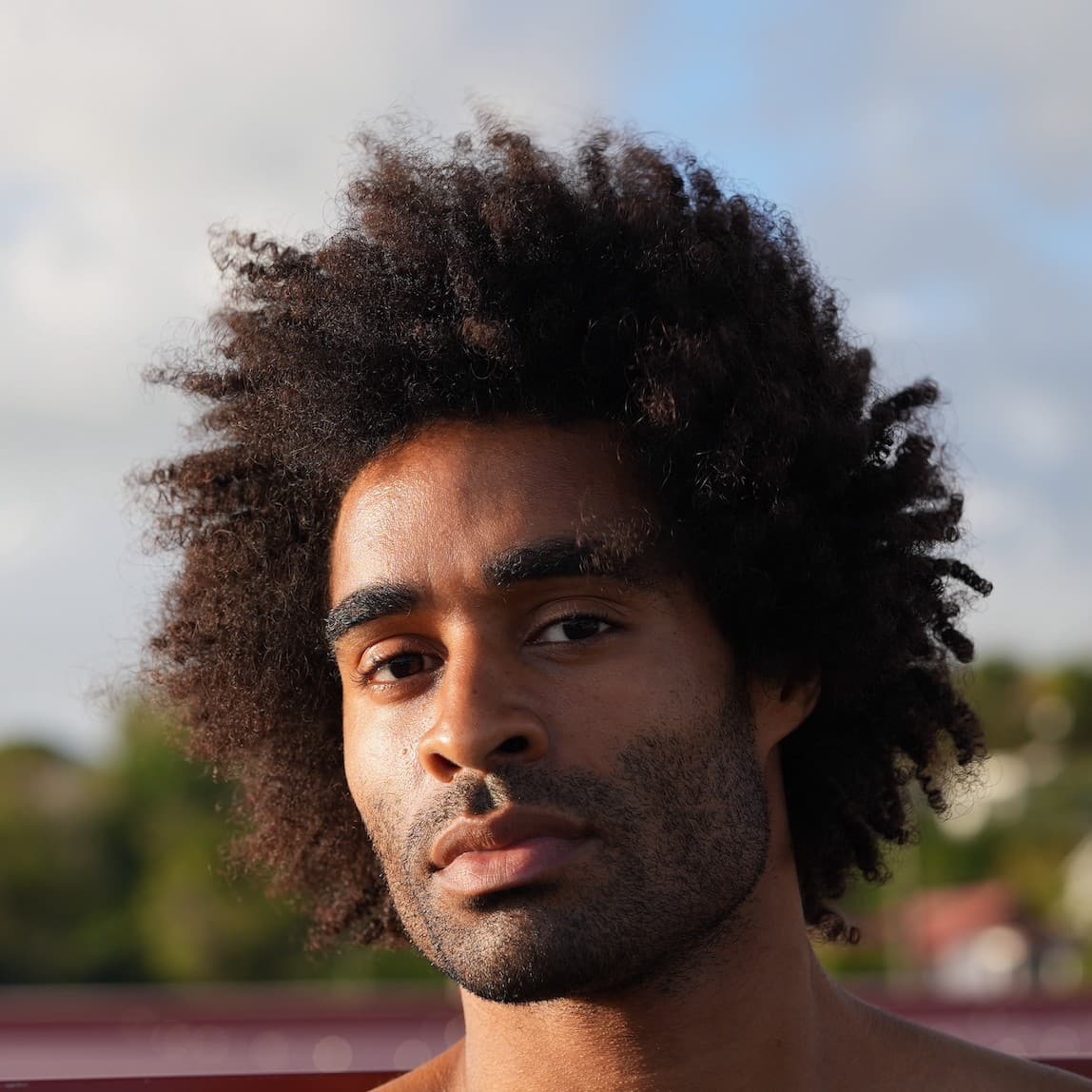 A photograph shows a portrait of Julien Beramis.