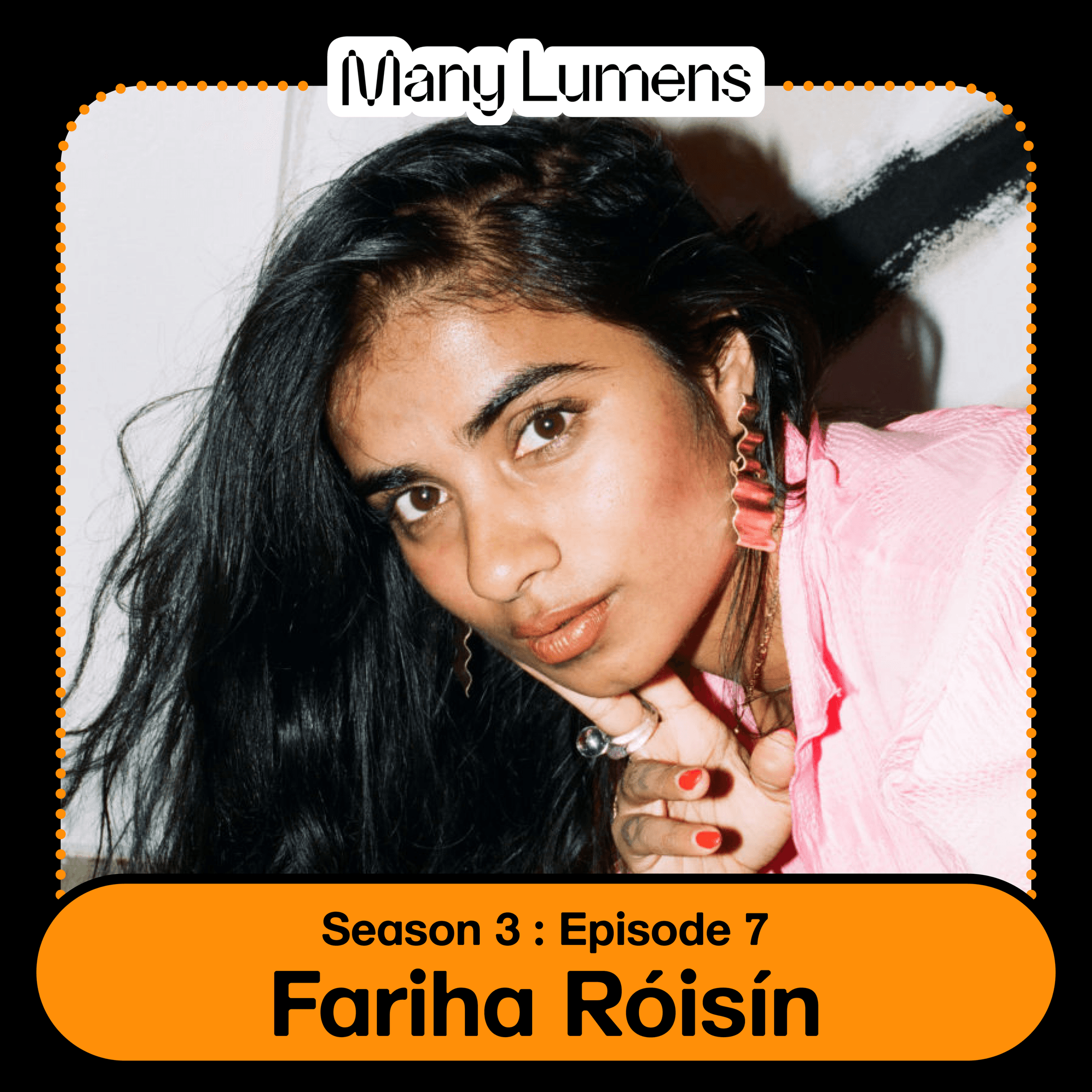 A headshot of Fahira Roisin. She is Bangladeshi. She has long black hair. She is waring a peach shirt, and is looking into the camera.